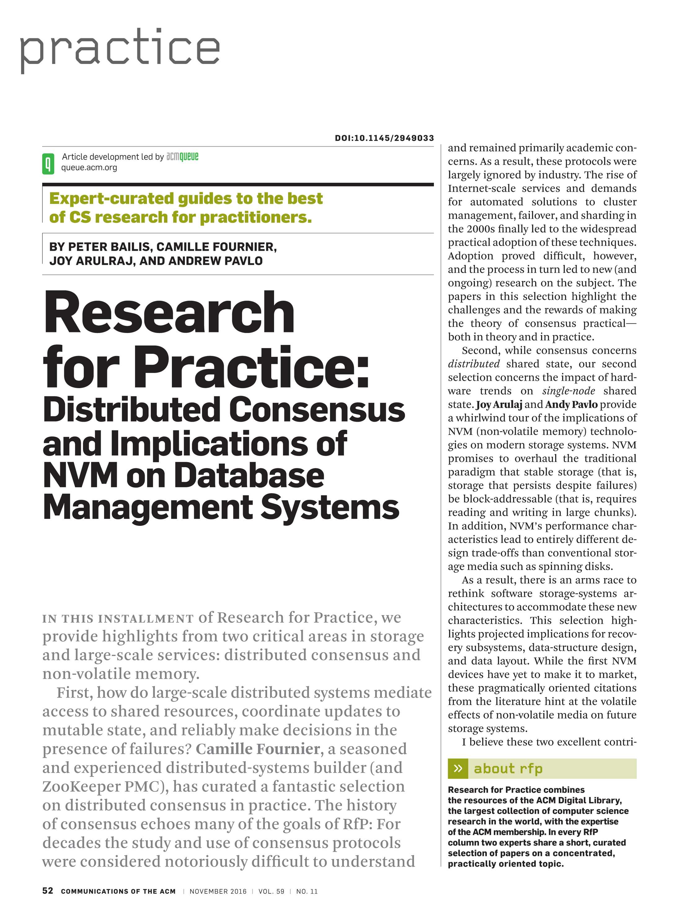 Research papers on management