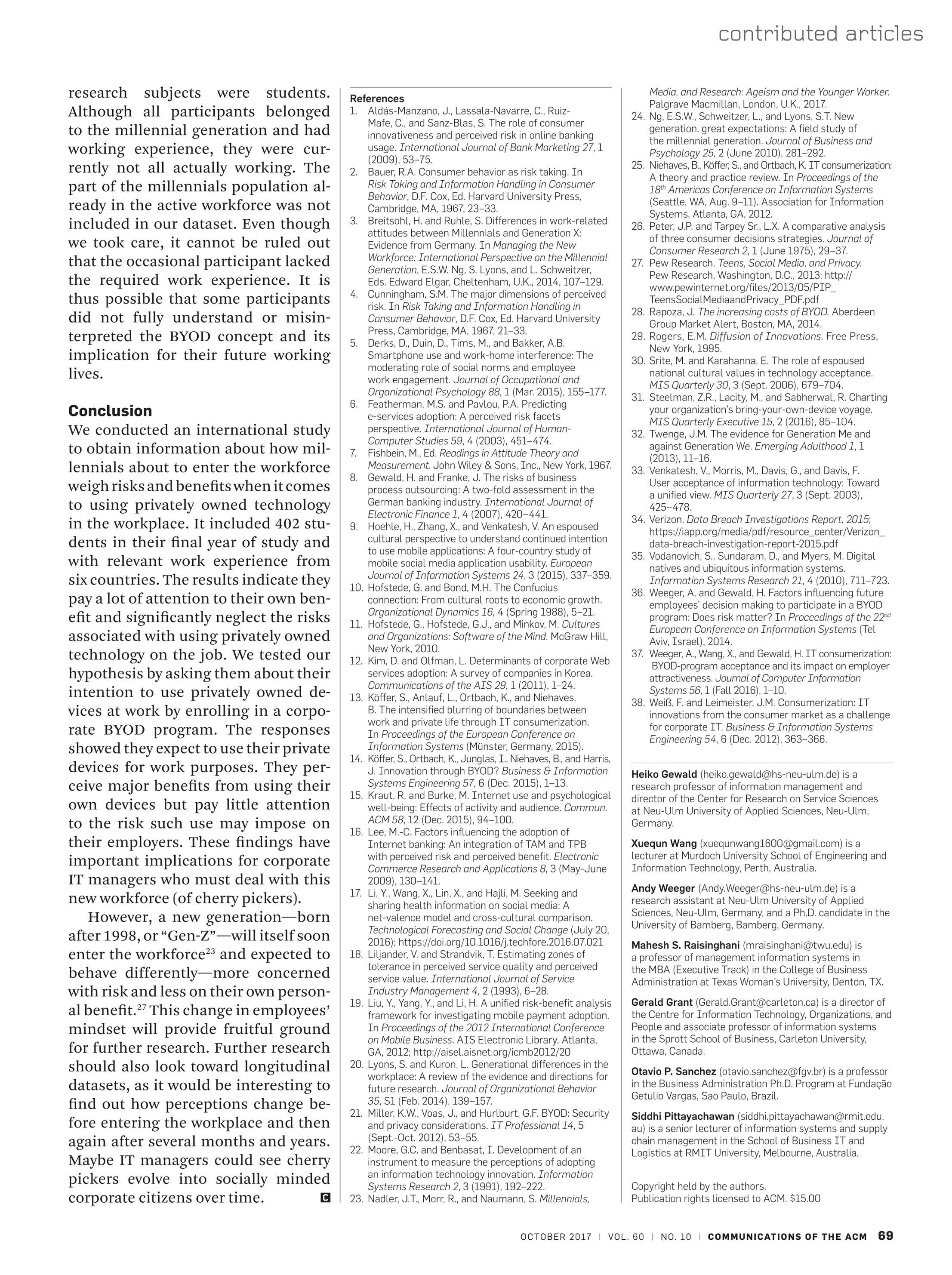 Communications Of The Acm November 17 Page 69