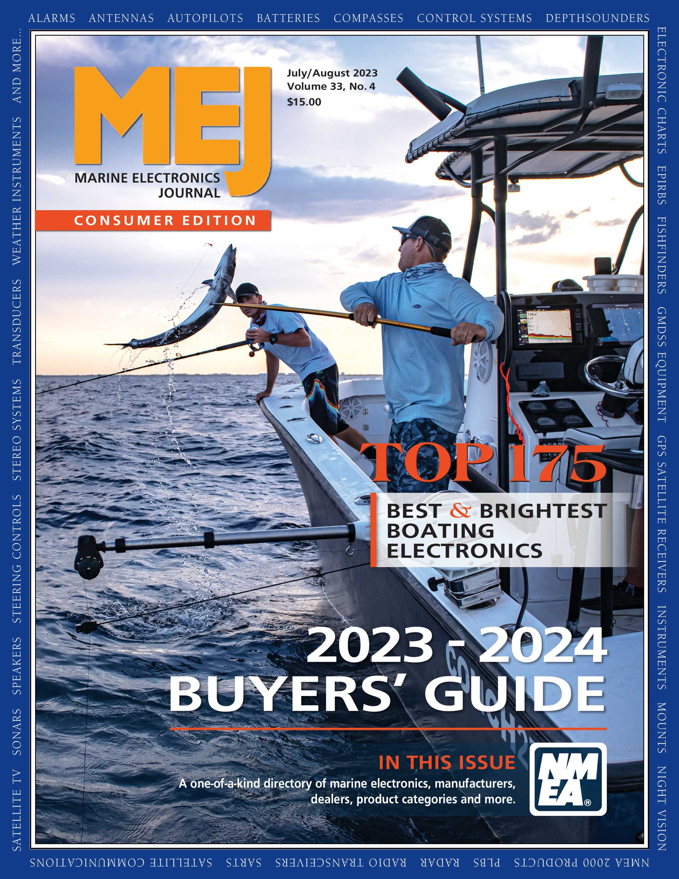 ME Marine Electronics - July/August Buyers' Guide 2023 - page Cover